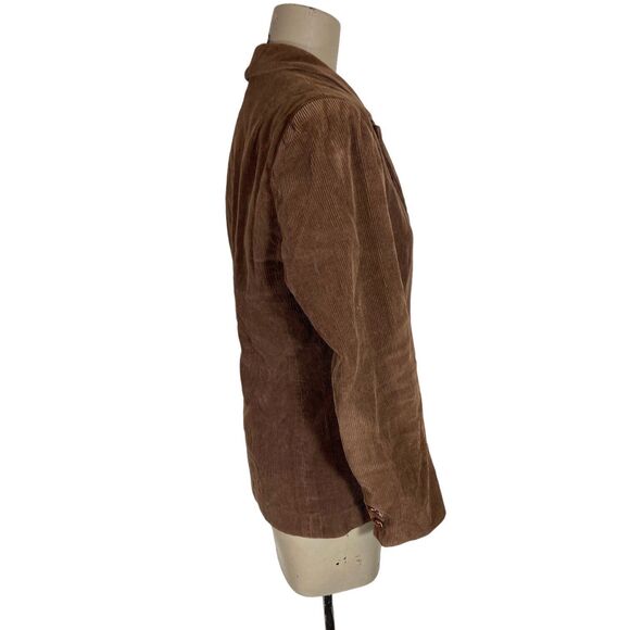 Vintage 80’s Brown Corduroy Blazer Jacket - Picture 4 of 5